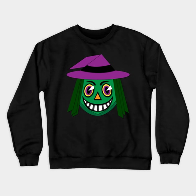 Retro Witch Crewneck Sweatshirt by LMHDesigns